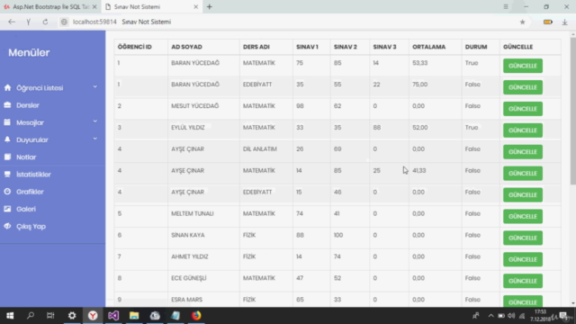 Asp.Net Bootstrap İle SQL Tabanlı Web Projeleri Geliştirin! – Screenshot 2