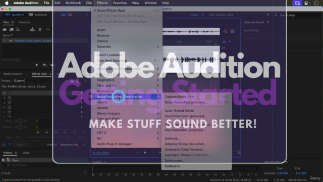 Adobe Audition in 1 Day: 10 Quick Ways to Improve Your Audio – Screenshot 1