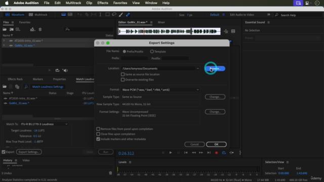 Adobe Audition in 1 Day: 10 Quick Ways to Improve Your Audio – Screenshot 2