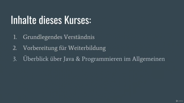 Java Basiskurs zur Grundlagenbildung – Screenshot 3
