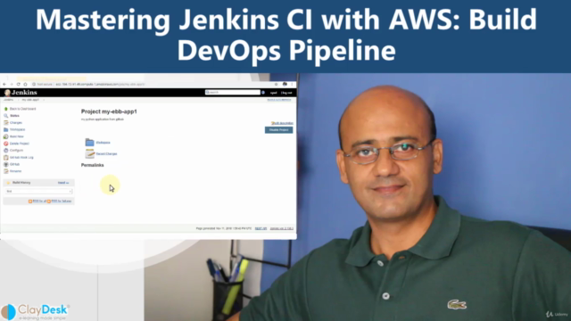 Mastering Jenkins CI with Amazon AWS: Build DevOps Pipeline – Screenshot 1