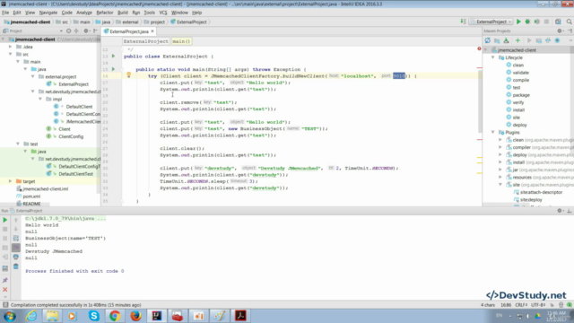 Сервис кэширования данных - JMemcached – Screenshot 3