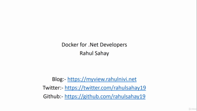Essentials of Docker For .Net Developers – Screenshot 1