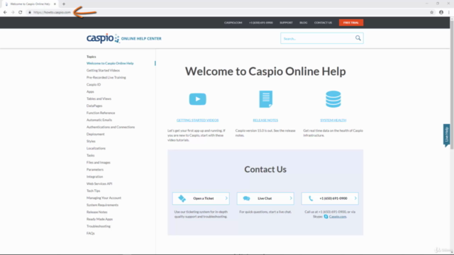 How to Create a Knowledge Base Application With Caspio – Screenshot 2