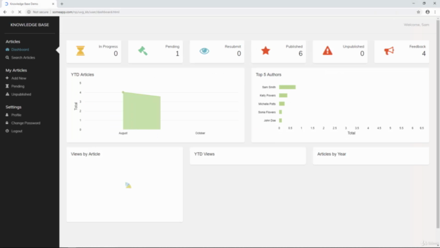 How to Create a Knowledge Base Application With Caspio – Screenshot 3