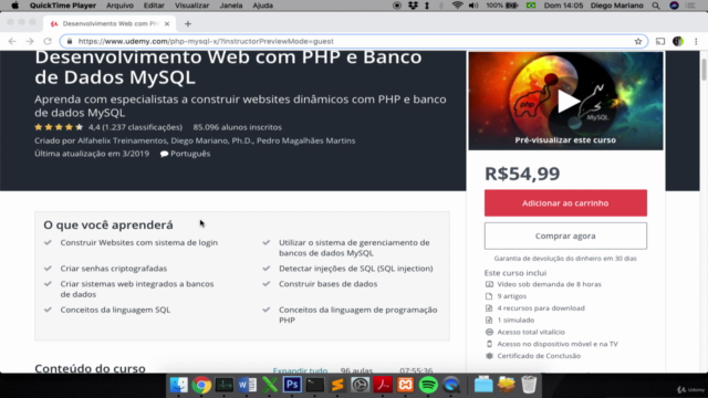 Desenvolvimento Web com PHP e Banco de Dados MySQL – Screenshot 1
