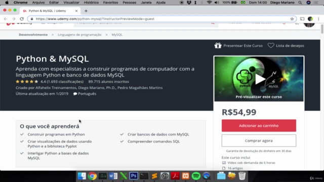 Python & MySQL – Screenshot 1