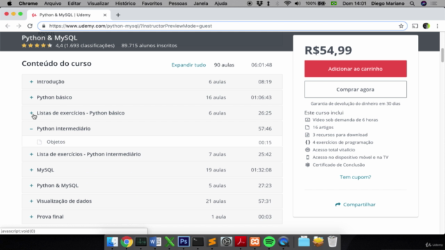 Python & MySQL – Screenshot 2