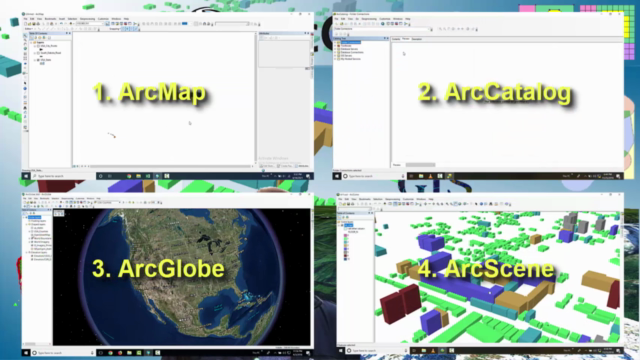 ArcGIS Level 1: GIS & ArcMap, ArcCatalog, ArcGlobe, ArcScene – Screenshot 1