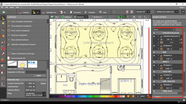 Dialux Evo Mastering Lighting Design Like a Pro – Screenshot 3