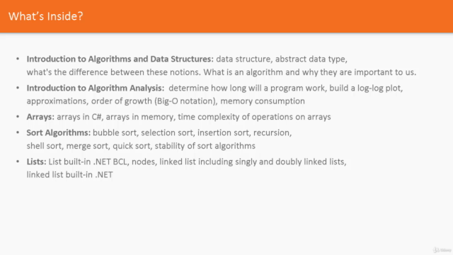 Algorithms and Data Structures in C#: Complete Tutorial - Screenshot_04