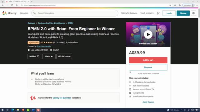 BPMN 2.0 with Brian: From Beginner to Winner – Screenshot 1