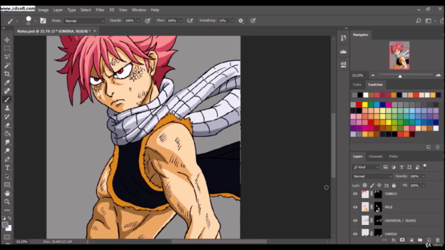 Pintura Digital de Personagens Anime Manga – Screenshot 1