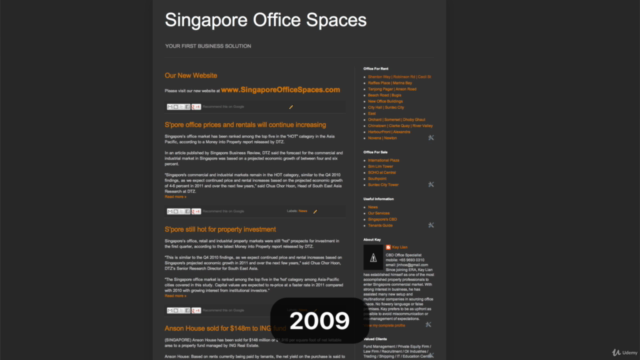 Create a Minimal Real Estate Website – Screenshot 1