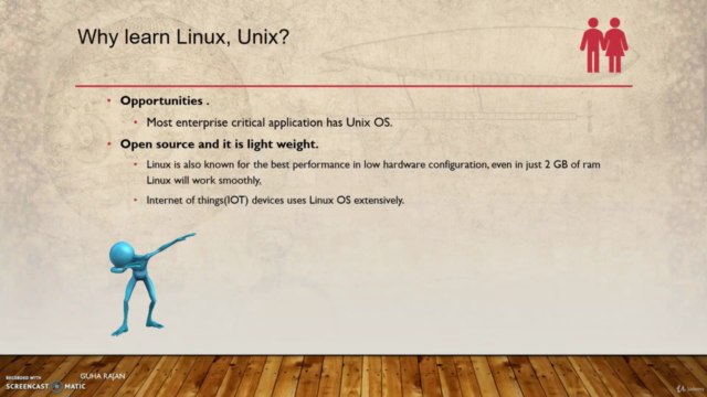 Linux, Unix essentials and introduction to shell scripting – Screenshot 1