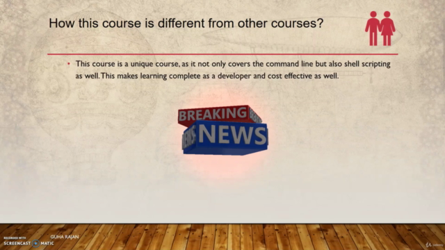 Linux, Unix essentials and introduction to shell scripting – Screenshot 3