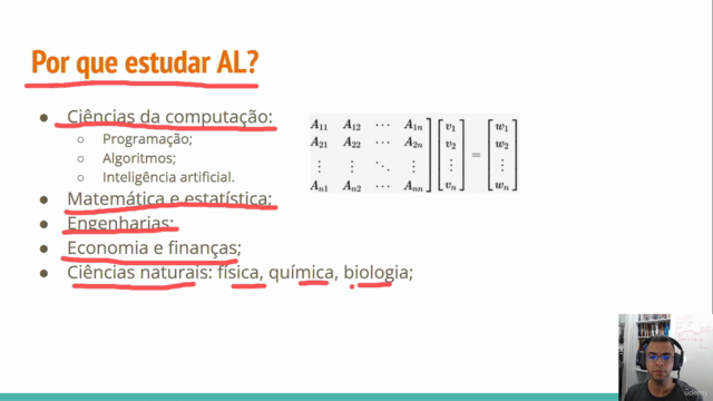Álgebra Linear com Python – Screenshot 1