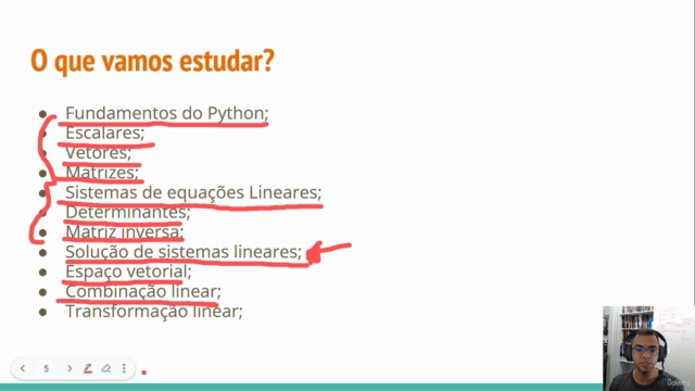 Álgebra Linear com Python – Screenshot 4
