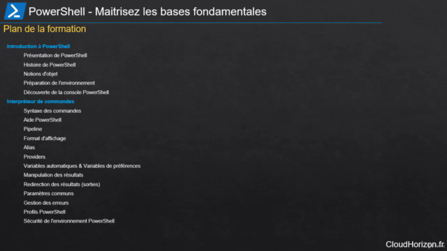 PowerShell - Maitrisez les bases fondamentales – Screenshot 1