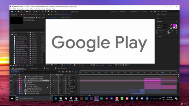 Design & Animate Icons in Illustrator & After Effects – Screenshot 4