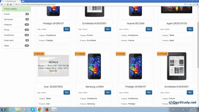 Макет интернет магазина - IShop: HTML, CSS, JS, Bootstrap – Screenshot 1