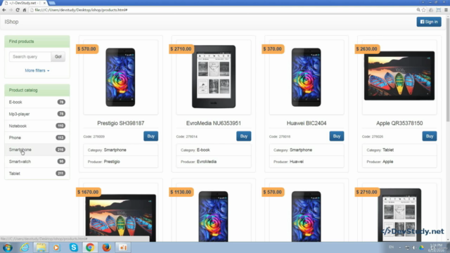 Макет интернет магазина - IShop: HTML, CSS, JS, Bootstrap - Screenshot_02
