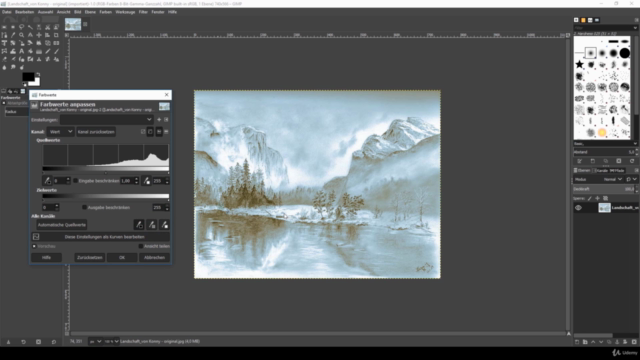 Bildbearbeitung mit Photoshop & kostenlosen Programmen – Screenshot 2
