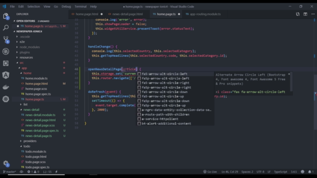 Ionic 4 Angular- Build Web App, Native Android, IOS App – Screenshot 3