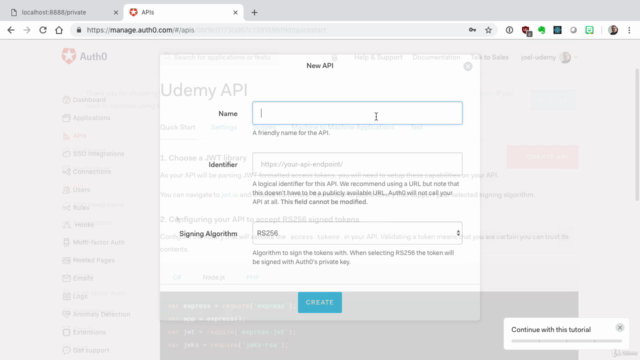 Build Secure APIs with Auth0 and Postman – Screenshot 3