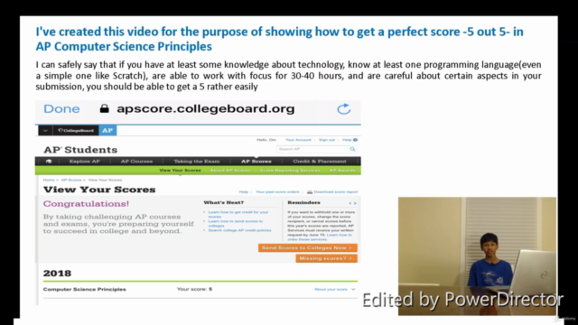 How to score a 5 in AP Computer Science Principles (AP CSP) – Screenshot 2