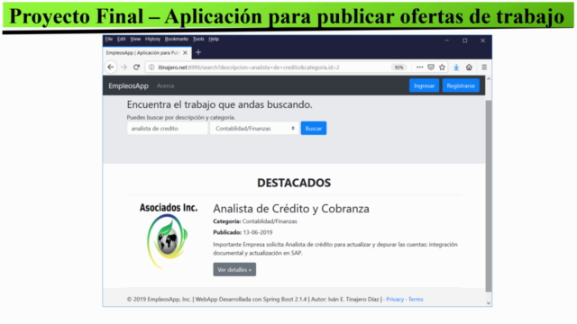 Spring Boot 3 - Desarrollo web con Spring Framework y MySQL8 – Screenshot 3