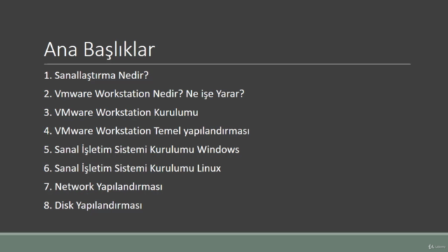 Sıfırdan VmWare Workstation Eğitimi – Screenshot 2