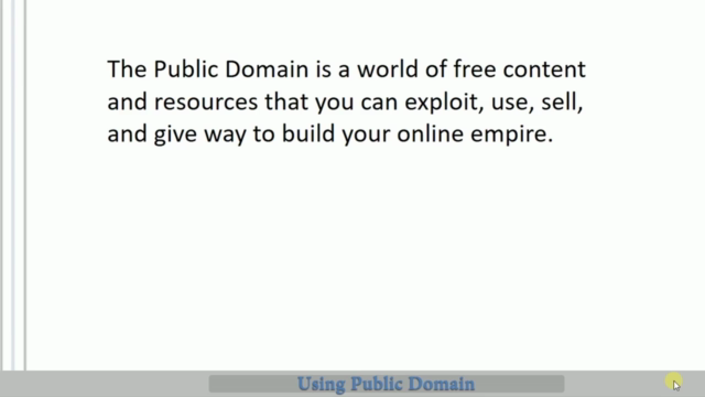 Learn How To Use Public Domain in Your Business – Screenshot 1