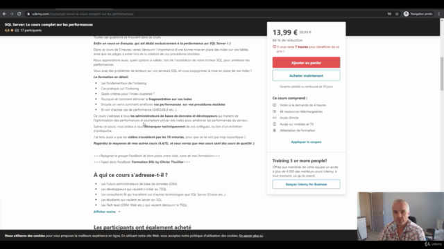 Formez vous au metier DBA SQL Server spécialisé performance – Screenshot 1