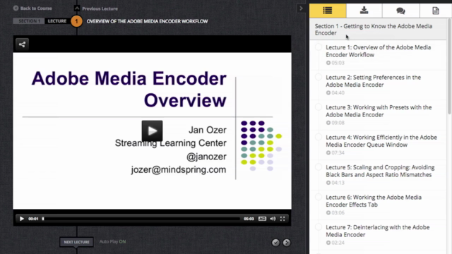 Mastering the Adobe Media Encoder CC – Screenshot 1