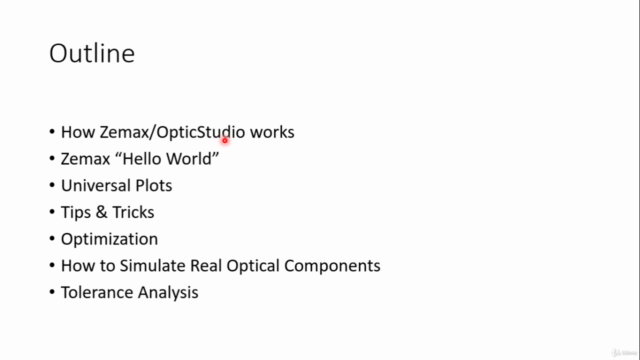 Zemax/OpticStudio Fundamentals (non-sequential mode) – Screenshot 1