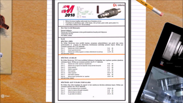 MASTERCAM TORNA TAKIM YOLLARI VE İŞLEME İPUÇLARI (CAD|CAM) – Screenshot 1