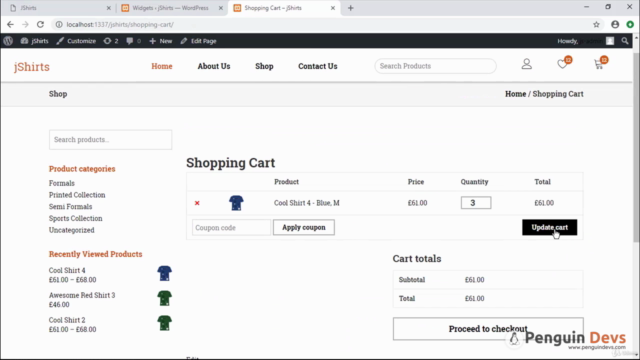 Ecommerce Websites with WordPress and Woocommerce – Screenshot 3