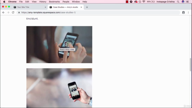Build a Squarespace website step by step (template included) – Screenshot 1