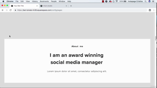 Build a Squarespace website step by step (template included) – Screenshot 2