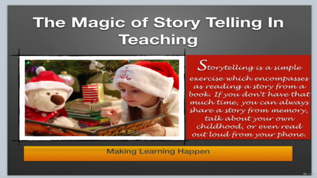 Learning about the Magic of Story Telling in Teaching – Screenshot 1