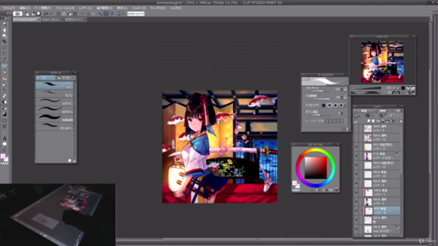 独特の世界観を描く! 藤ちょこ先生から学ぶ「和風美少女イラスト」の描き方 – Screenshot 4