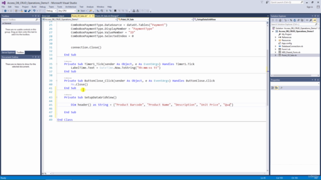 Developing a Point of Sale System using Visual Basic .NET - Screenshot_01