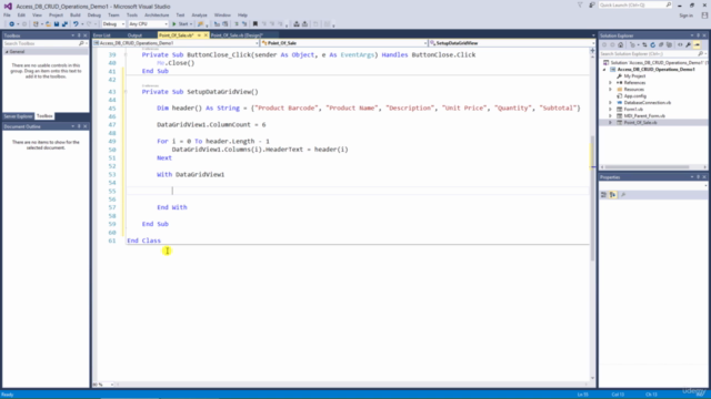 Developing a Point of Sale System using Visual Basic .NET - Screenshot_02
