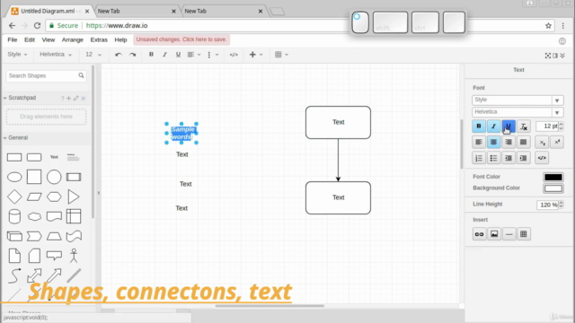 Draw.io basic course – Screenshot 2