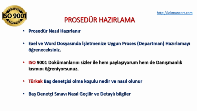 ISO kalite sistemi nasıl öğrenilir bu konuda yardımcı olunur – Screenshot 1