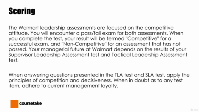 Walmart Leadership Test Assessment Preparation Course – Screenshot 1