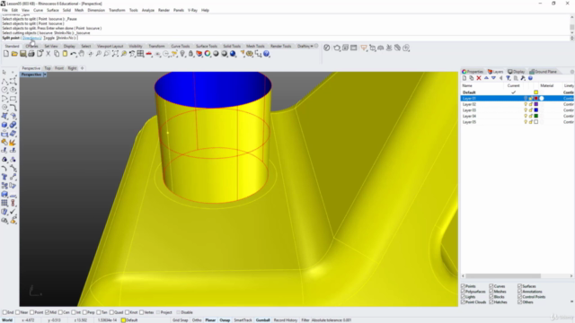 Surface Modelling with Rhino 3D V6 ( or V5 ) Level 1 & 2 – Screenshot 1