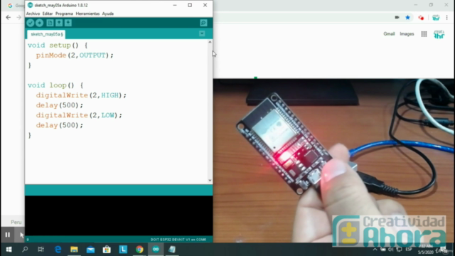 Arduino 2 con IoT, Shield Ethernet, MQTT,ESP32 y MicroPython – Screenshot 4
