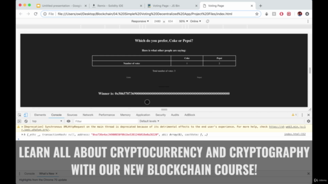 Learn about Python and Blockchain: The Complete Guide! – Screenshot 3